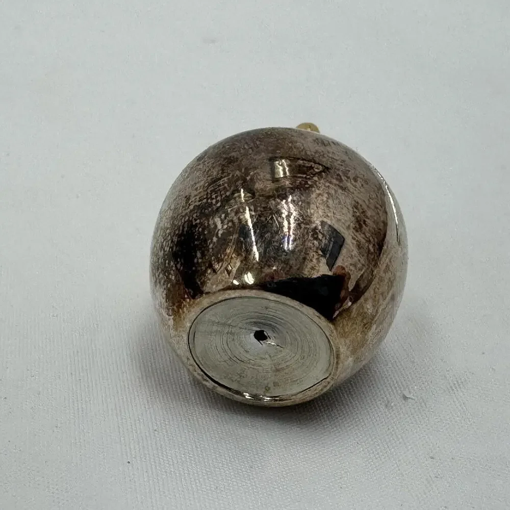 French Silver and Gold Plated Miniature Apple Place Card Holders 12 Vintage - Picture 8 of 8